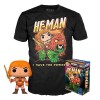 Funko Pop Tees Box Masters of the Universe - He-Man 991 GITD Figure & Tshirt Medium