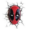 Διακοσμητικό Φωτιστικό Marvel - Deadpool Mask 3D Light