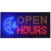 Φωτιζόμενη πινακίδα Led με κίνηση 24 Hours Open