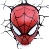 Διακοσμητικό Φωτιστικό Marvel - Spiderman Face 3D Light