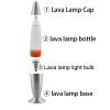 Φωτιστικό Λάβας - Lava Lamp 40cm - Μπλε