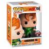 Funko POP Animation Dragon Ball Z - Android 16 (Metallic) 708 Vinyl Figure Exclusive