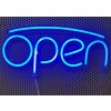 Πινακίδα Neon Open σε Μπλε Χρώμα 40x19