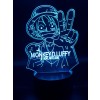 Διακοσμητικό Φωτιστικό One Piece - Monky D Luffy 3d Acrylic Led Light USB