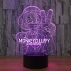 Διακοσμητικό Φωτιστικό One Piece - Monky D Luffy 3d Acrylic Led Light USB