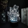 Διακοσμητικό Φωτιστικό One Piece 3d Acrylic Led Light USB