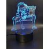 Διακοσμητικό Φωτιστικό One Piece - Cool Luffy 3d Acrylic Led Light USB