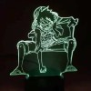 Διακοσμητικό Φωτιστικό One Piece - Cool Luffy 3d Acrylic Led Light USB
