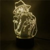 Διακοσμητικό Φωτιστικό One Piece - Portgas D. Ace 3d Acrylic Led Light USB