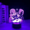 Διακοσμητικό Φωτιστικό Naruto Group 3d Acrylic Led Light USB
