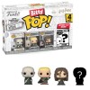 Funko Bitty POP! Harry Potter - Lord Voldemort, Draco Malfoy, Bellatrix Lestrange & Chase Mystery 4-Pack Vinyl Figures