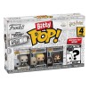 Funko Bitty POP! Harry Potter - Lord Voldemort, Draco Malfoy, Bellatrix Lestrange & Chase Mystery 4-Pack Vinyl Figures