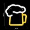 Επιτοίχιο Διακοσμητικό Led Μπύρα- Beer Decoration Lamp USB