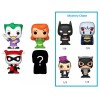 Funko Bitty POP! Heroes - Harley Quinn, The Joker, Poison Ivy & Chase Mystery 4-Pack Vinyl Figures