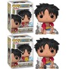 Funko POP Animation Bundle of 2 One Piece - Luffy Gear Two 1269 & Chase Vinyl Figures Special Edition Exclusive