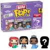 Funko Bitty POP! Disney Princess - Ariel, Mulan, Tiana & Chase Mystery 4-Pack Vinyl Figures