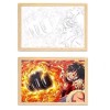 Διακοσμητικό Φωτιστικό LED με Ξύλινη Κορνίζα One Piece Luffy Gear Two 23x32cm