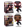 Funko POP Bundle of 2 Spider-Man Miles Morales - Miles Morales GamerVerse 765 & Chase Bobble-Head Exclusive