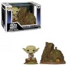 Funko POP Movies Star Wars Deluxe - Dagobah Yoda with Hut 11 Bobble-Head