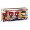 Funko POP Marvel Spider Man No Way Home - Spider-Man, Friendly Neighborhood Spider-Man, The Amazing Spider-Man & Doctor Strange GiTD 4-pack Bobble-Heads