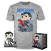Funko Pop Tees Box Heroes Deluxe Jim Lee Collection - Superman 278 Vinyl Figure Exclusive & T-shirt Large