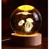 Διακοσμητική Κρυστάλλινη Σφαίρα Φωτάκι Νυχτός Medusa Crystal Ball Night Lamp 8cm