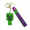 3D Μπρελόκ Σιλικόνης Minecraft - Creeper 8 εκ.