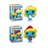 Funko POP Bundle of 2 Television The Smurfs - Smurfette 1516 & Chase Vinyl Figures