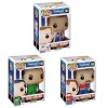 Funko POP Bundle of 3 Movies Talladega Nights: The Ballad of Ricky Bobby - Ricky Bobby, Jean Girard, Cal Naughton Jr. Vinyl Figures