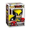 Funko POP Marvel Studios Deadpool & Wolverine - Wolverine with Babypool 1403 Bobble-Head