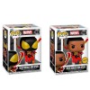 Funko POP Bundle of 2 Marvel - Miles Morales Iron Spider 1448 Bobble-Head