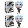 Funko POP Animation Bundle of 2 Rick and Morty - Weaponized Rick & GitD Chase 172 Vinyl Figure