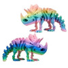 3D Printed Φιγούρα Δεινόσαυρου Triceratops 22 cm - Pastel χρώματα