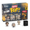 Funko Bitty POP! The Lord of the Rings - Frodo Baggins, Gandalf, Gollum & Chase Mystery 4-Pack Vinyl Figures 