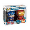 Funko POP Movies Captain America Civil War - Captain America & Iron Man 2-Pack Bobble-Heads