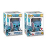 Funko POP Bundle of 2 Disney Lilo & Stitch - Stitch with Mood Chart & Chase 1744 Vinyl Figures