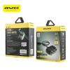 Πολύπριζο Αυτοκινήτου 120W 1A 3xΑναπτήρα και 2xUSB-A με Ενσωματωμένο Καλώδιο - Μαύρο Χρώμα