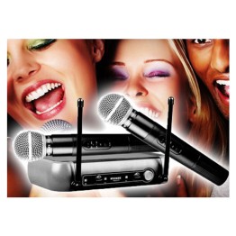 Ψηφιακή Studio Quality Συσκευή για Karaoke με 2 Ασύρματα Μικρόφωνα
