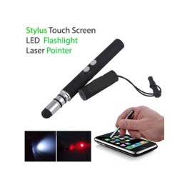 Touch Screen Stylus Pen με Φακό led και laser Pointer για όλες τις Οθόνες Αφής