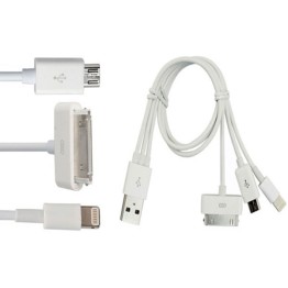 3 Σε 1 USB Καλώδιο Φόρτισης για Samsung, iPhone 4 & iPhone 5/6/7