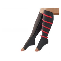 Κάλτσες συμπίεσης με φερμουάρ κατά της κούρασης  - Zip Sox