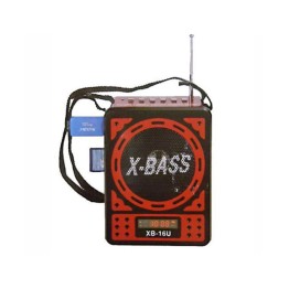 Φορητό επαναφορτιζόμενο Mp3 player/radio με ηχείο WAXIBA XB-16URT