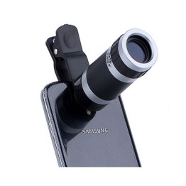 Σετ Φακών Κάμερας Κινητών με Τηλεφακό x8, FishEye, Wide & Macro - Universal Lens 4 in 1