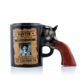 Κούπα Πιστόλι Καουμπόι - Revolver Most Wanted Mug