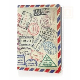 Θήκη Διαβατηρίου και Καρτών RIFD Προστασία - Stamps