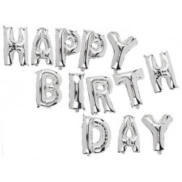 Σετ 13 Μπαλόνια Foil Happy Birthday