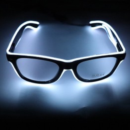 Γυαλιά με led φωτισμό για Πάρτυ Λευκό