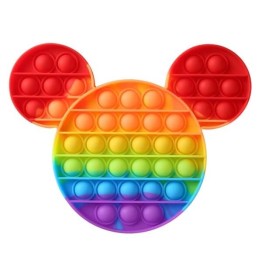 Anti Stress Fidget Bubble Pop Αγχολυτικό Παιχνίδι Ποντίκι Rainbow