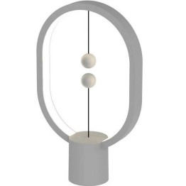 Allocacoc Heng Balance Mini - Διακοσμητική λάμπα με μαγνητικό διακόπτη Light Grey με Δώρο Τροφοδοτικό
