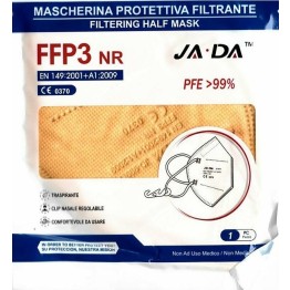 Jada FFP3 NR Filtering Half Mask PFE>99% Με Επιρρίνιο Πορτοκαλί 1τμχ